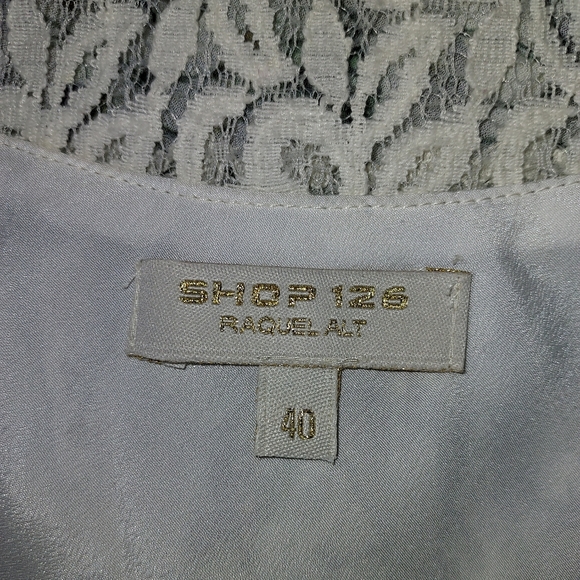 Shop 126 Raquel Alt Light Green Tiered Dress Size 40 / Small - Picture 9 of 11